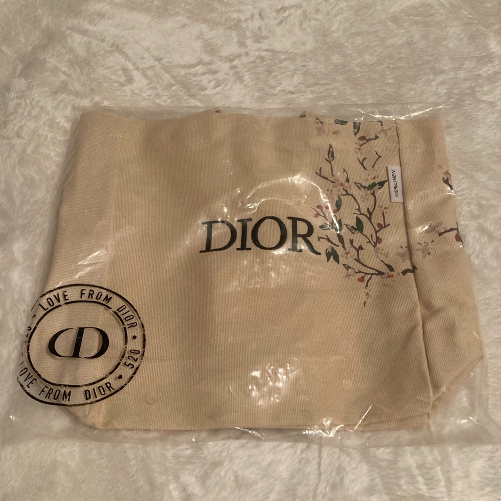 Dior Beaute Tote Canvas Bag Authentic